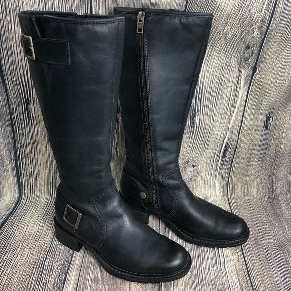 Timberland Shoes - Timberland | Black Leather Riding Boots | 5.5M